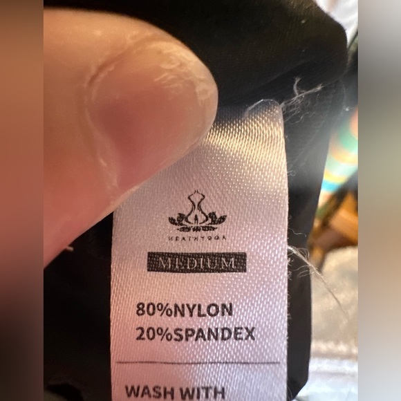 Cross back Yoga Dress with Built in Shorts - Picture 4 of 4